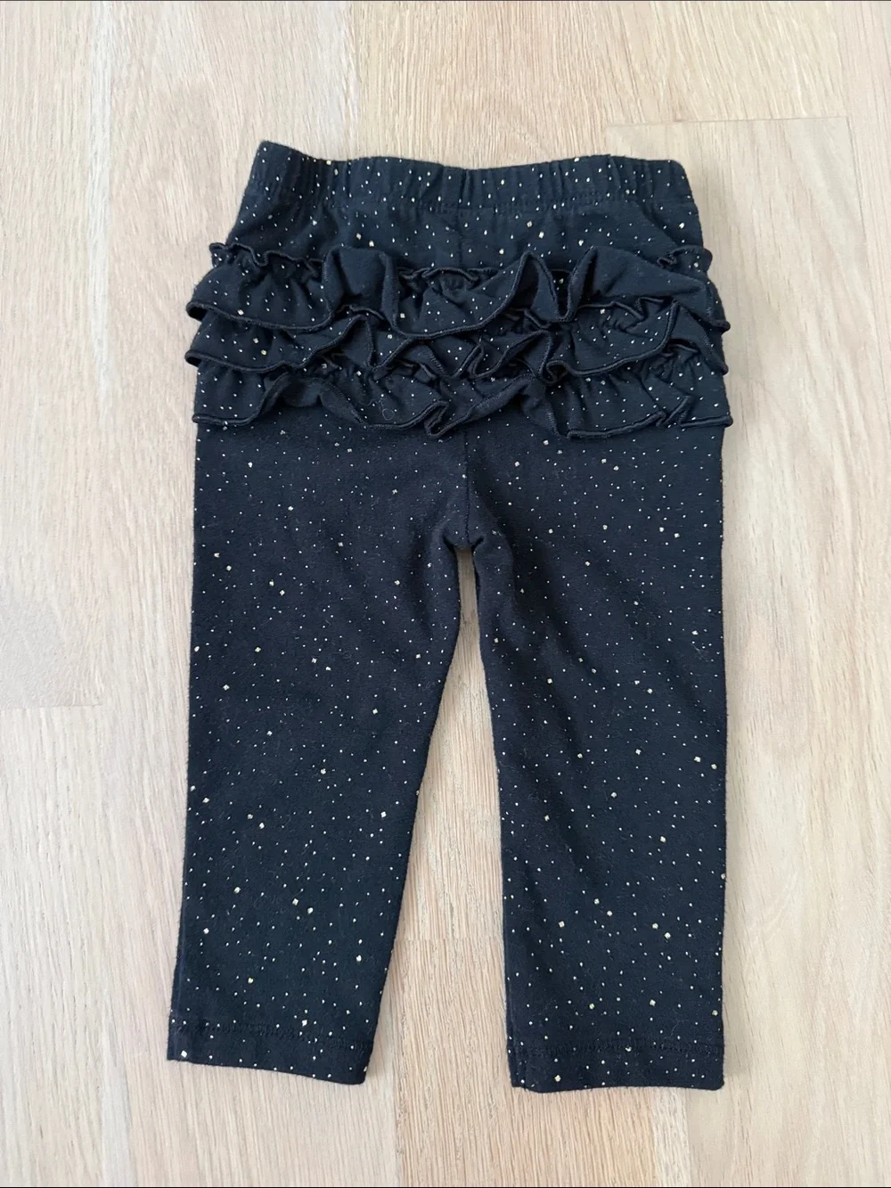 GAP Tie-Dye Set & Pink Llama Top with Black Sparkle Leggings